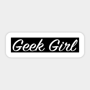 Geek Girl Sticker